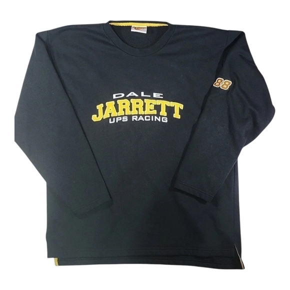 VTG Dale Jarrett NASCAR UPS Racing Crewneck Sweater Size XL | Vintage NASCAR - Picture 1 of 11